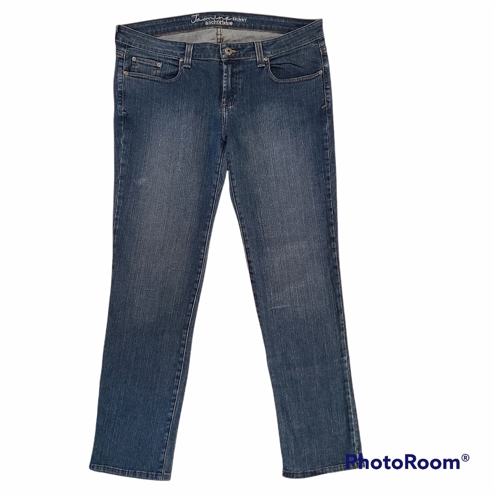 Women's Anchor Blue Jasmine Skinny Jeans Size 15S